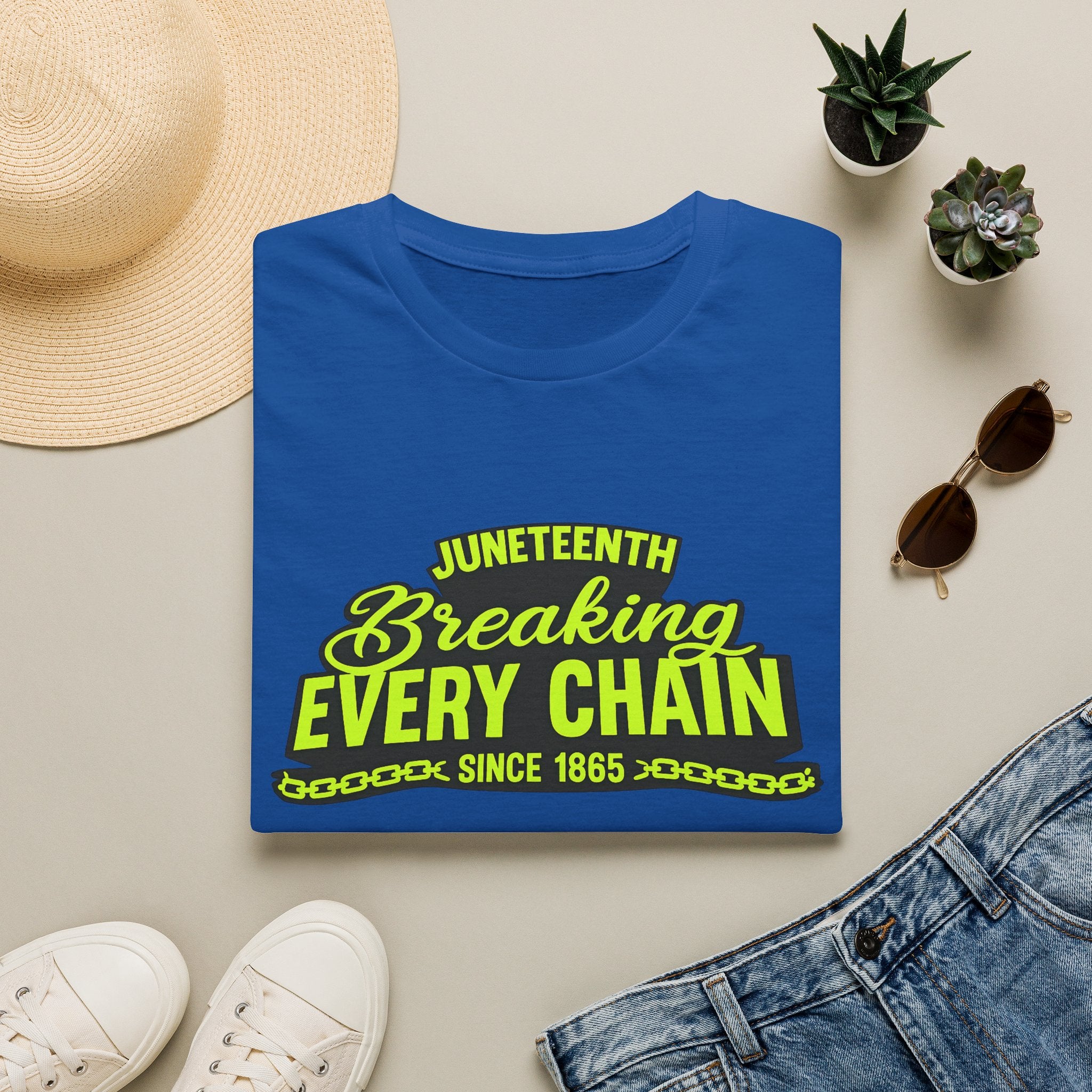 Juneteenth – Breaking Every Chain Since 1865 Graphic T-Shirt