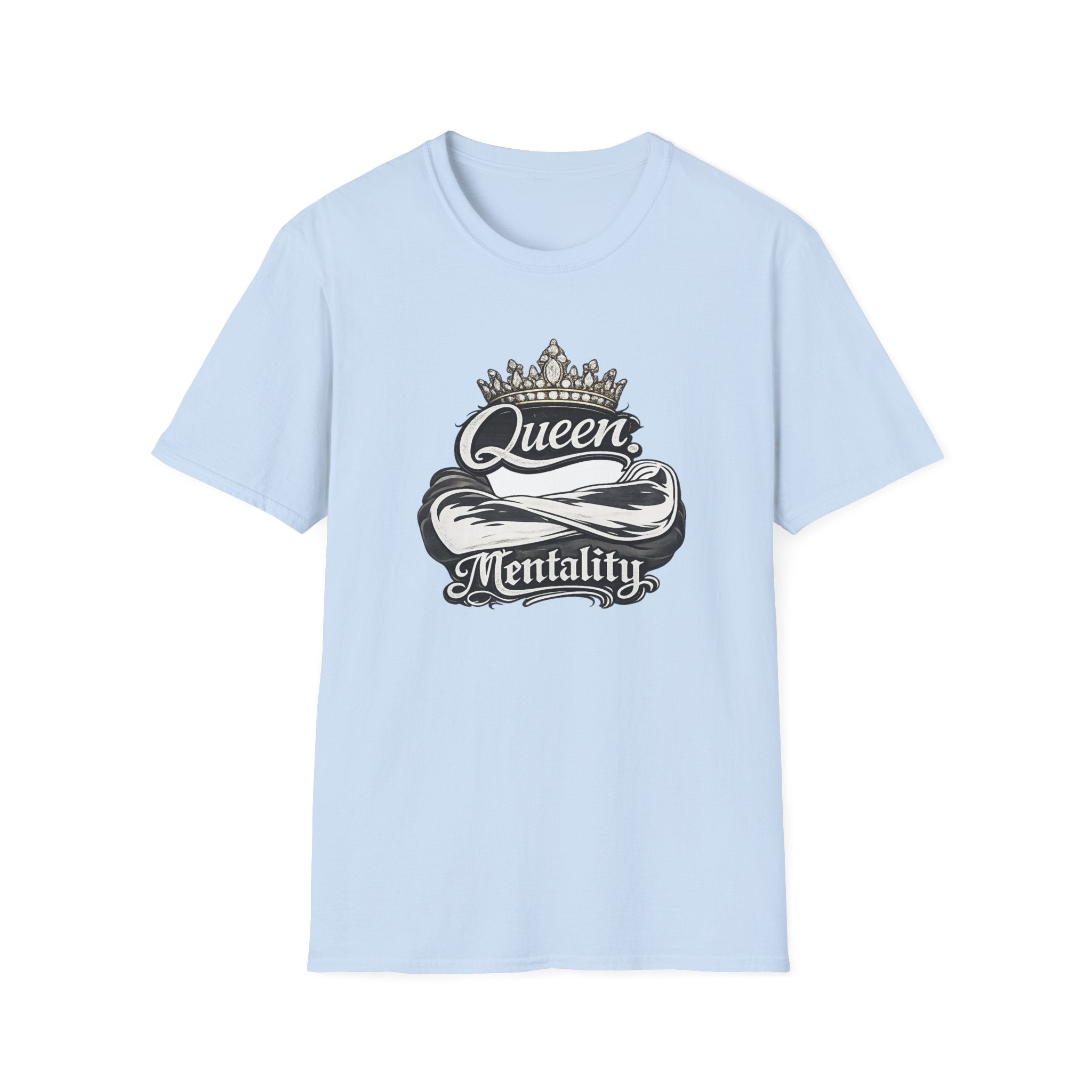 Queen Mentality T-Shirt – Crown Graphic Tee for Confident Women
