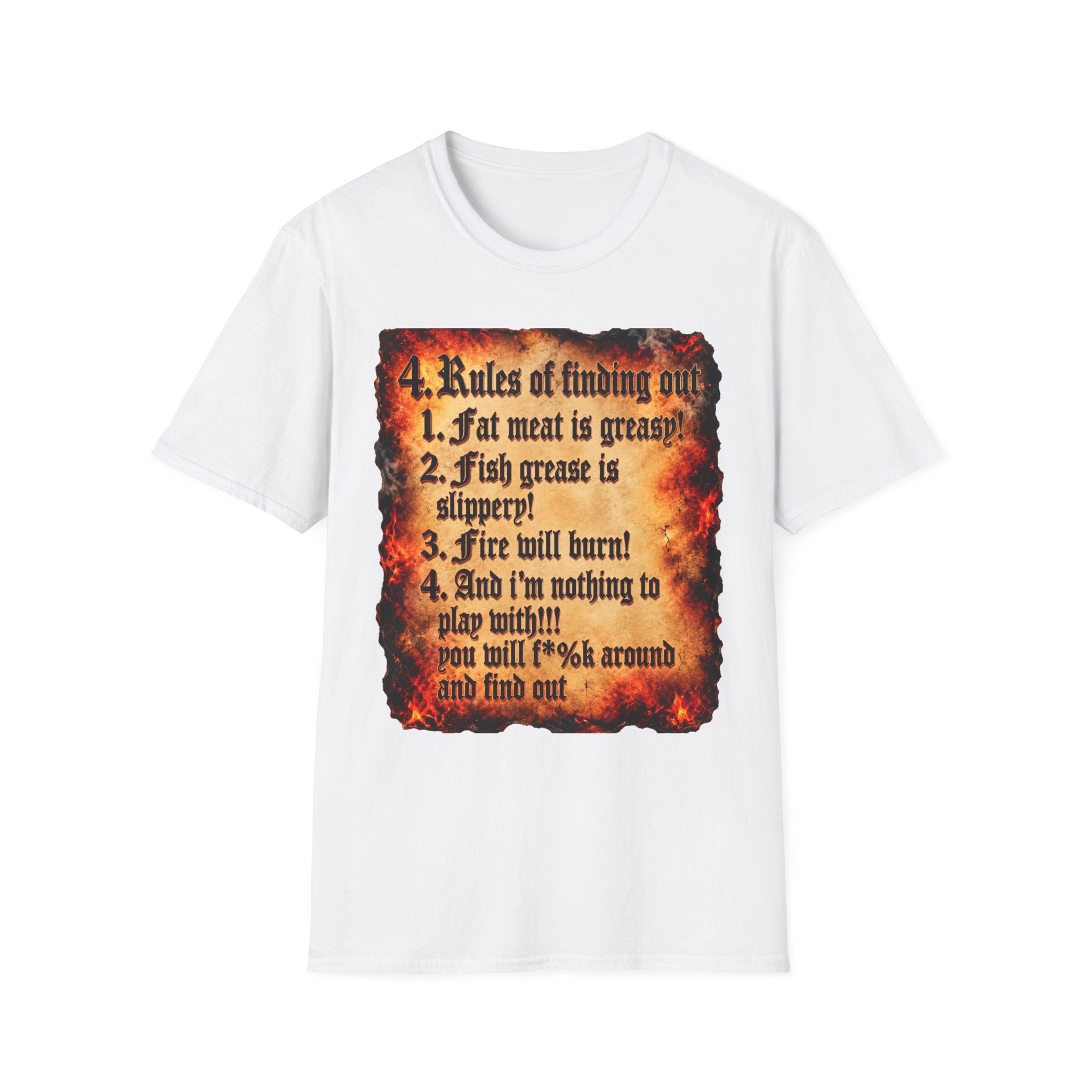 4 Rules of Finding Out Graphic T-Shirt