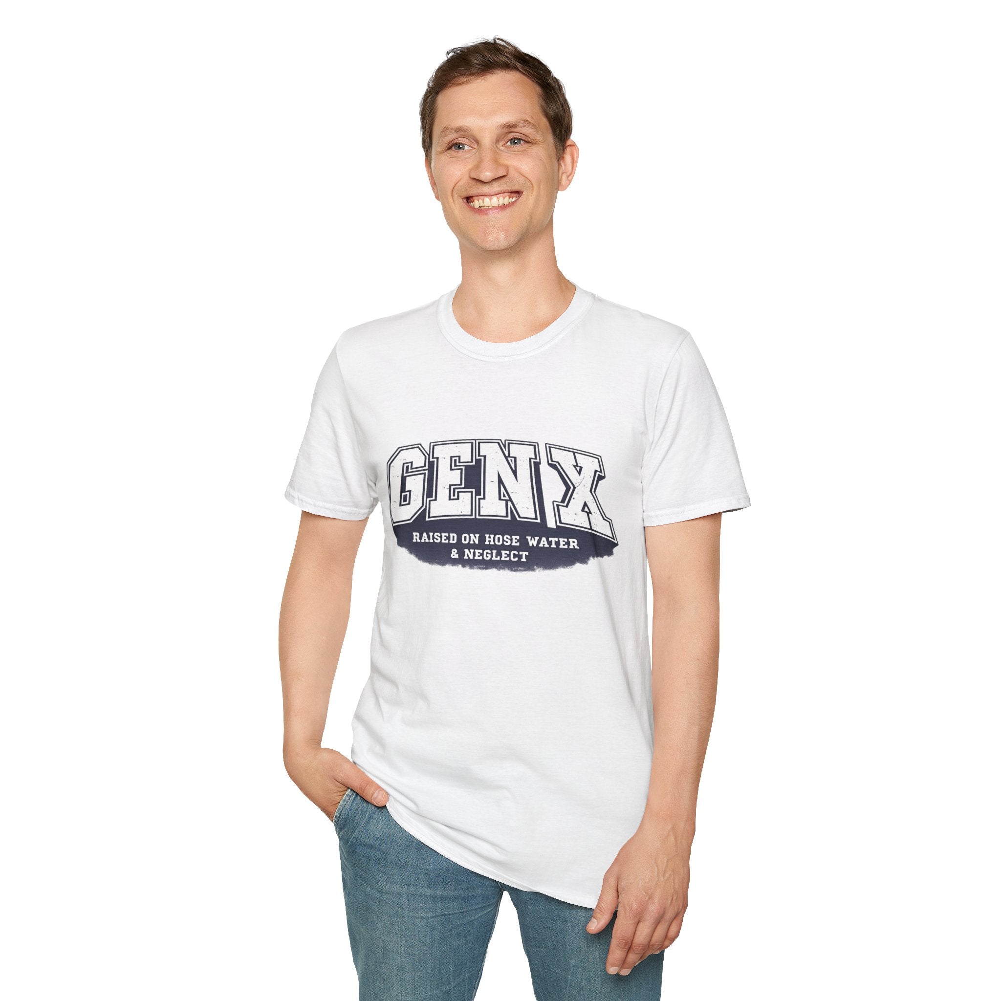 Gen X – Raised on Hose Water & Neglect Graphic T-Shirt