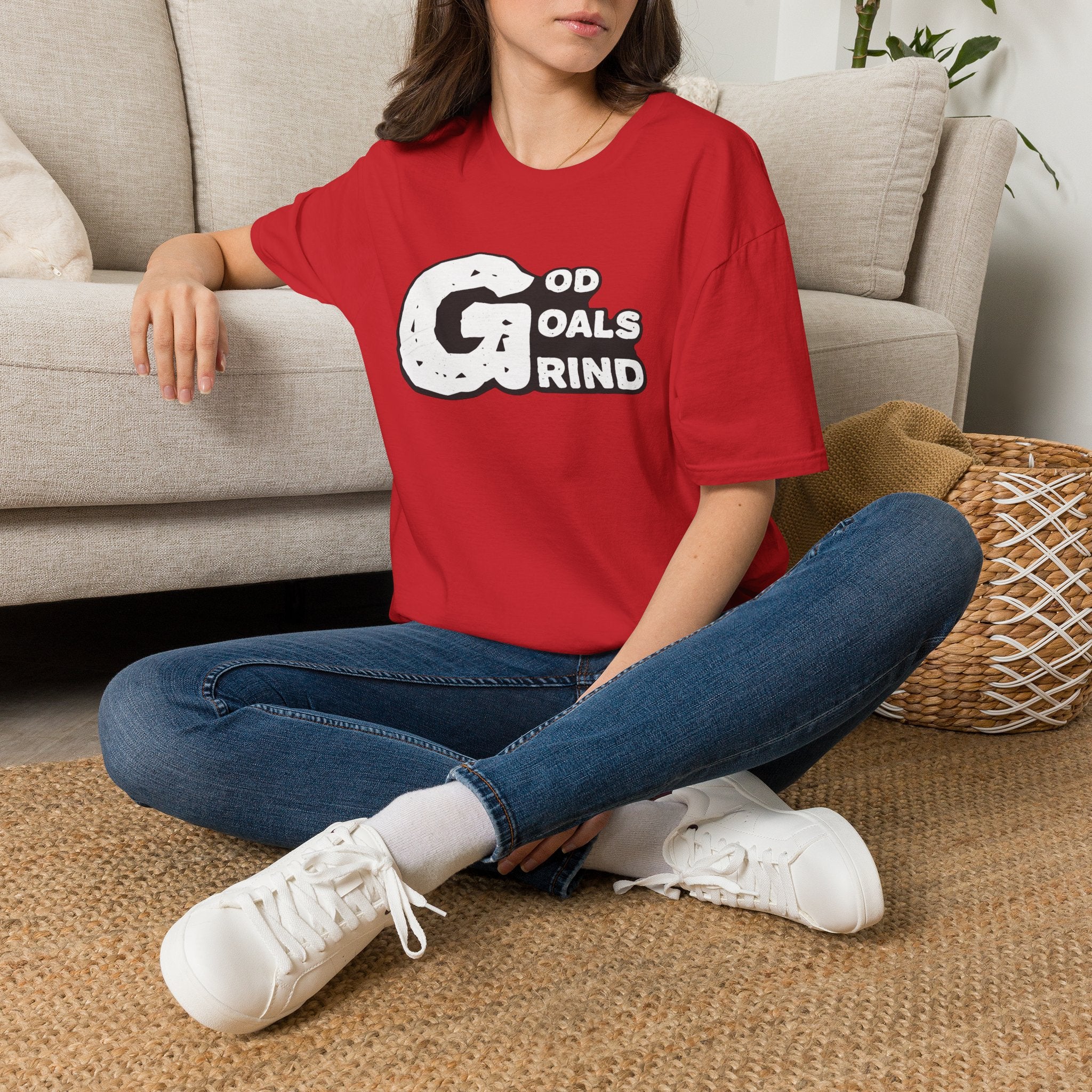 God, Goals, Grind Graphic T-Shirt