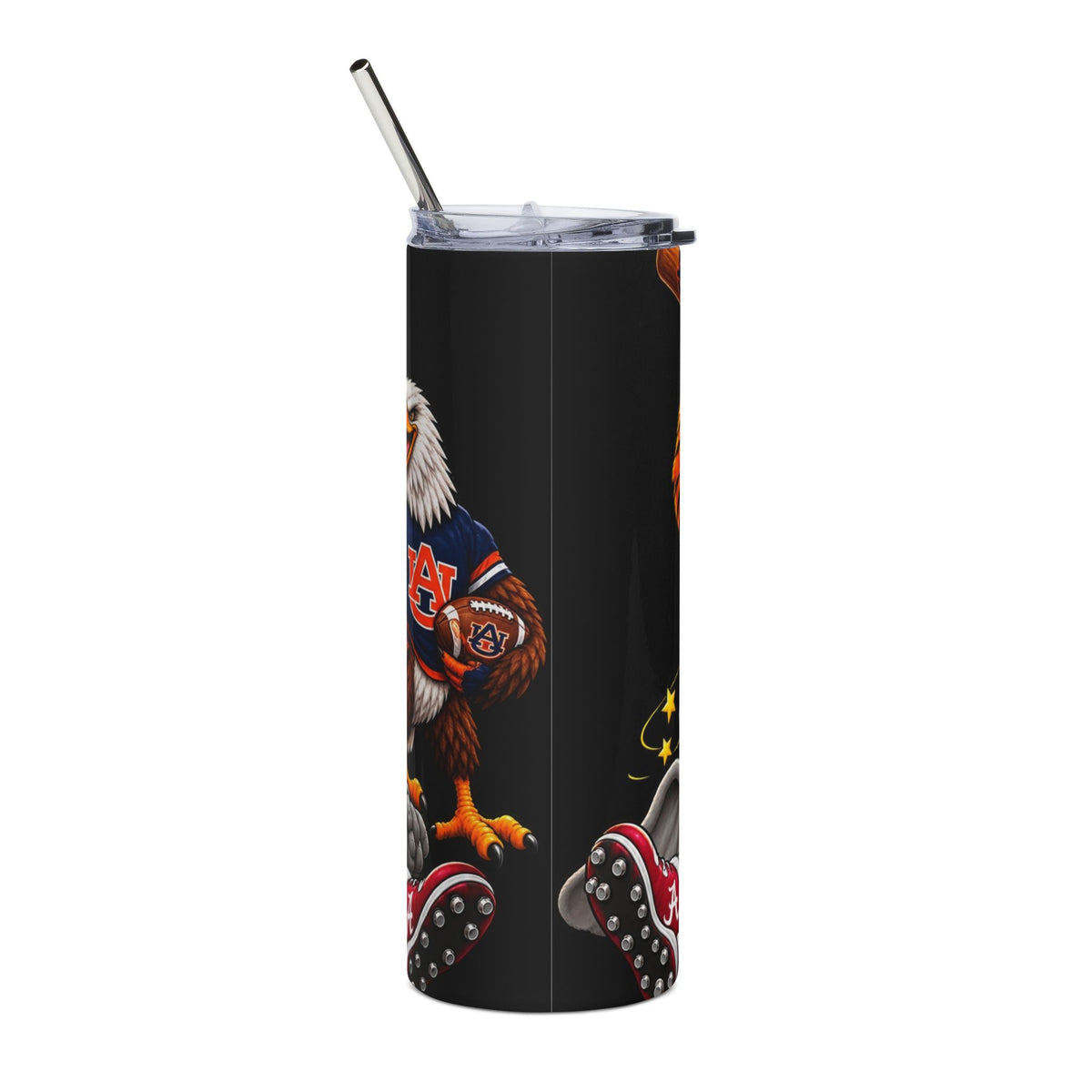 “Auburn vs Alabama Rivalry Tumbler.” Stainless Steel Tumbler, 20oz
