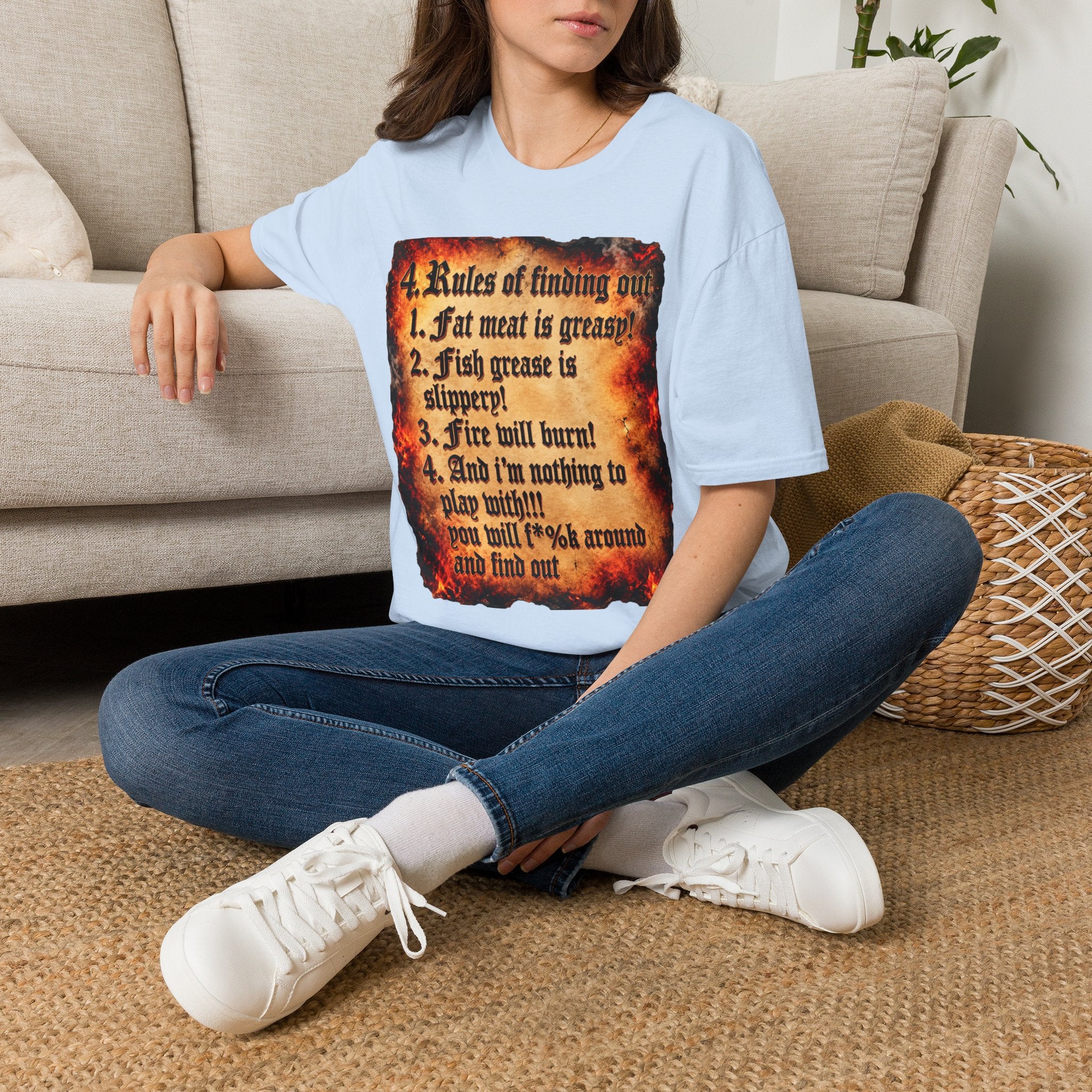 4 Rules of Finding Out Graphic T-Shirt
