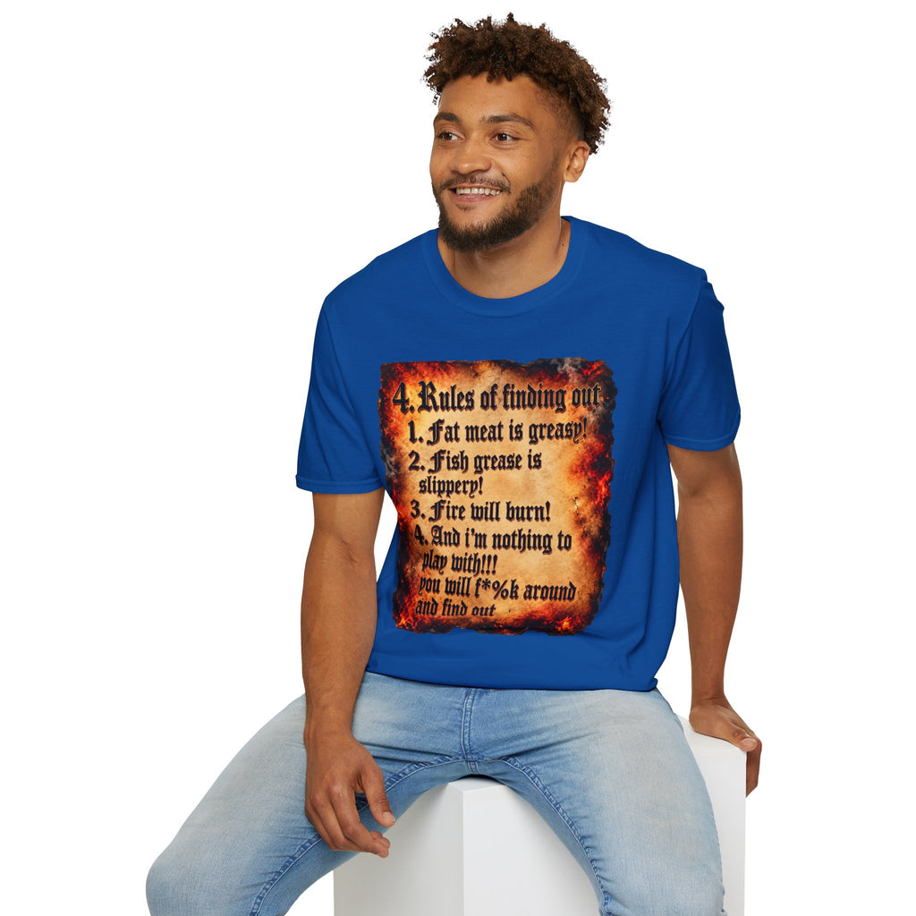 4 Rules of Finding Out Graphic T-Shirt