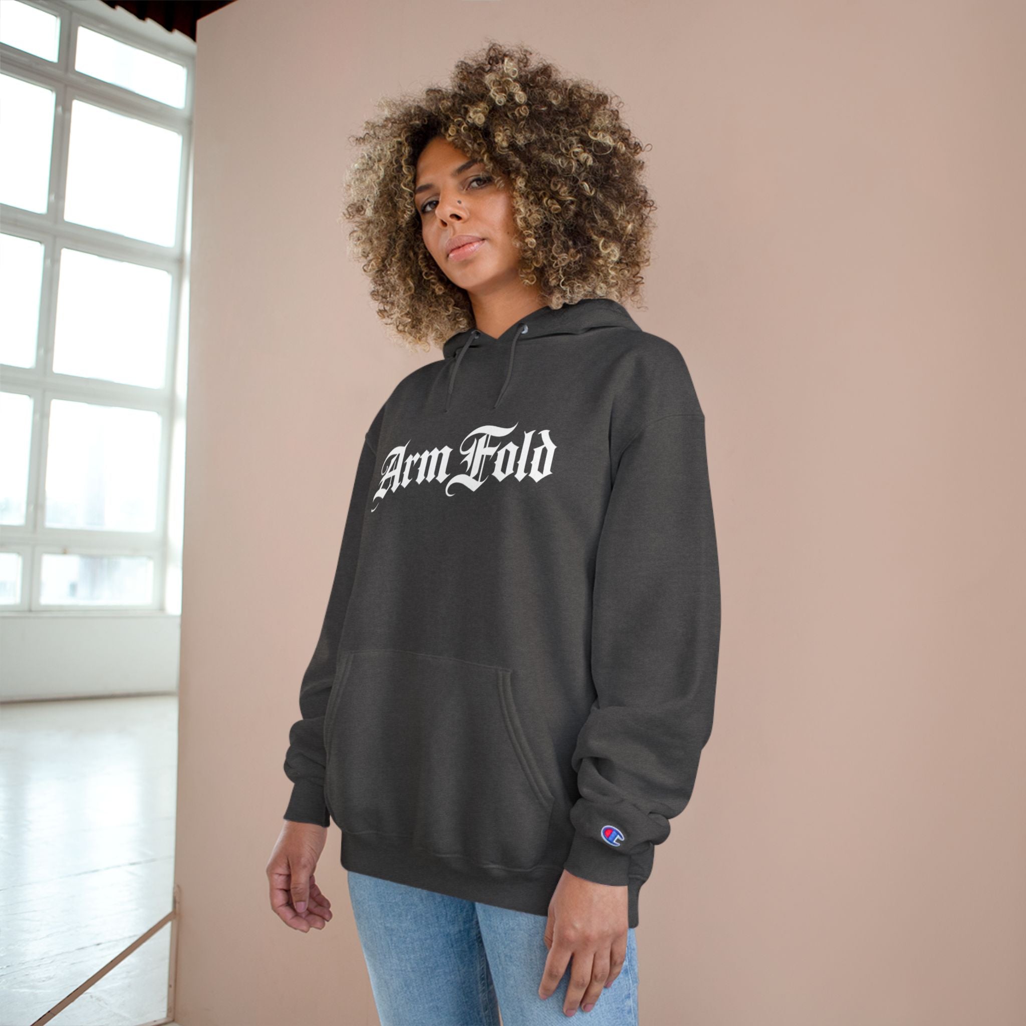 Arm Fold Old English Graphic T-Shirt | Gothic Streetwear Tee