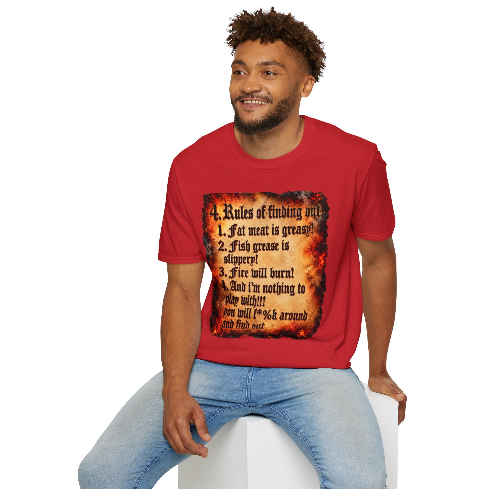 4 Rules of Finding Out Graphic T-Shirt